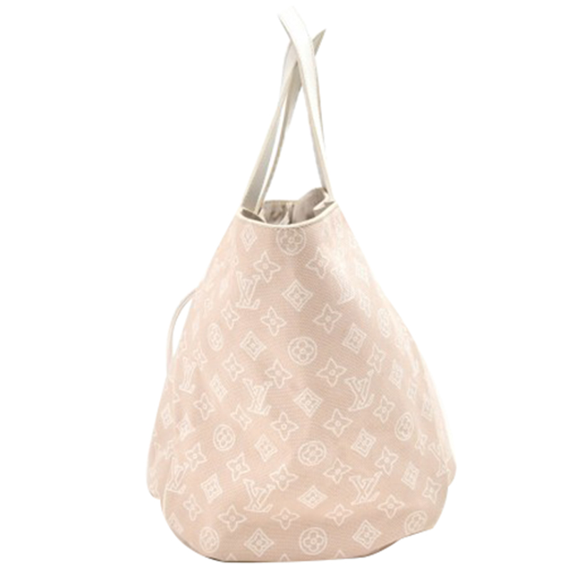 

Louis Vuitton Pink Canvas Cabas Ipanema PM Bag