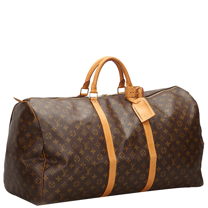 

Louis Vuitton Monogram Canvas Keepall 60 Bag, Brown