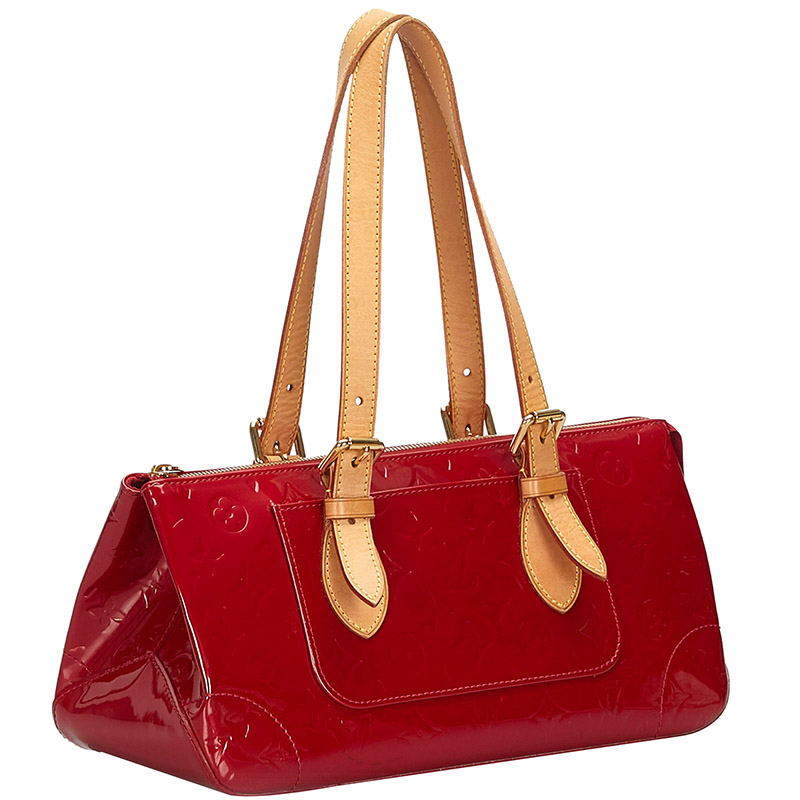 

Louis Vuitton Red Vernis Leather Rosewood Bag