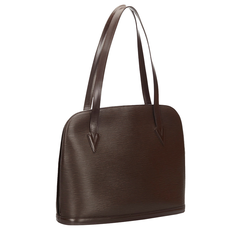 

Louis Vuitton Brown Epi Leather Lussac Bag