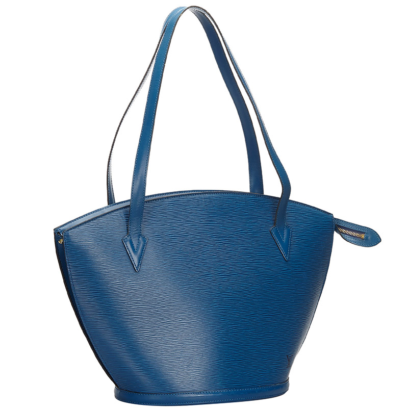 

Louis Vuitton Blue Leather Epi Saint Jacques Long Strap GM