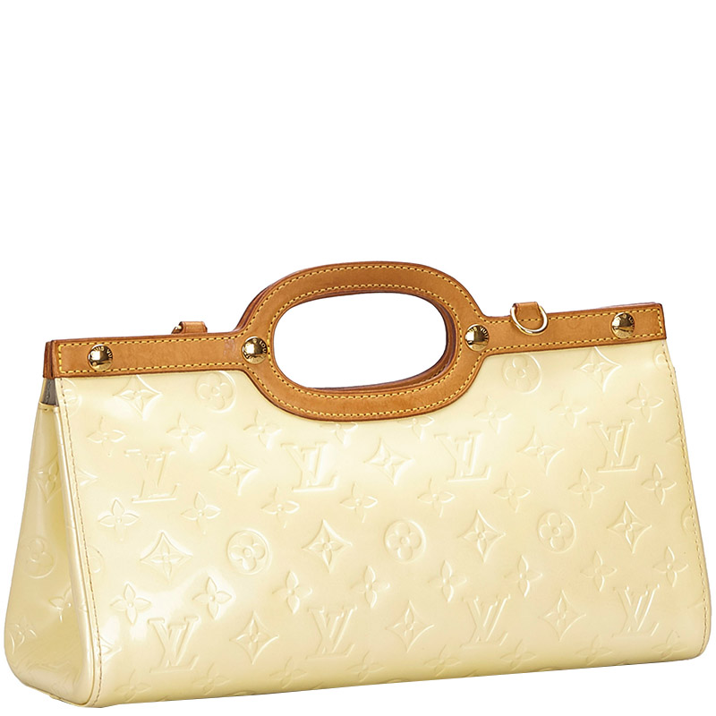 

Louis Vuitton White Vernis Roxbury Drive