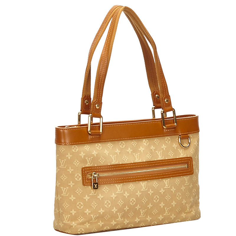 

Louis Vuitton Beige Monogram Mini Lin Canvas Lucille Bag