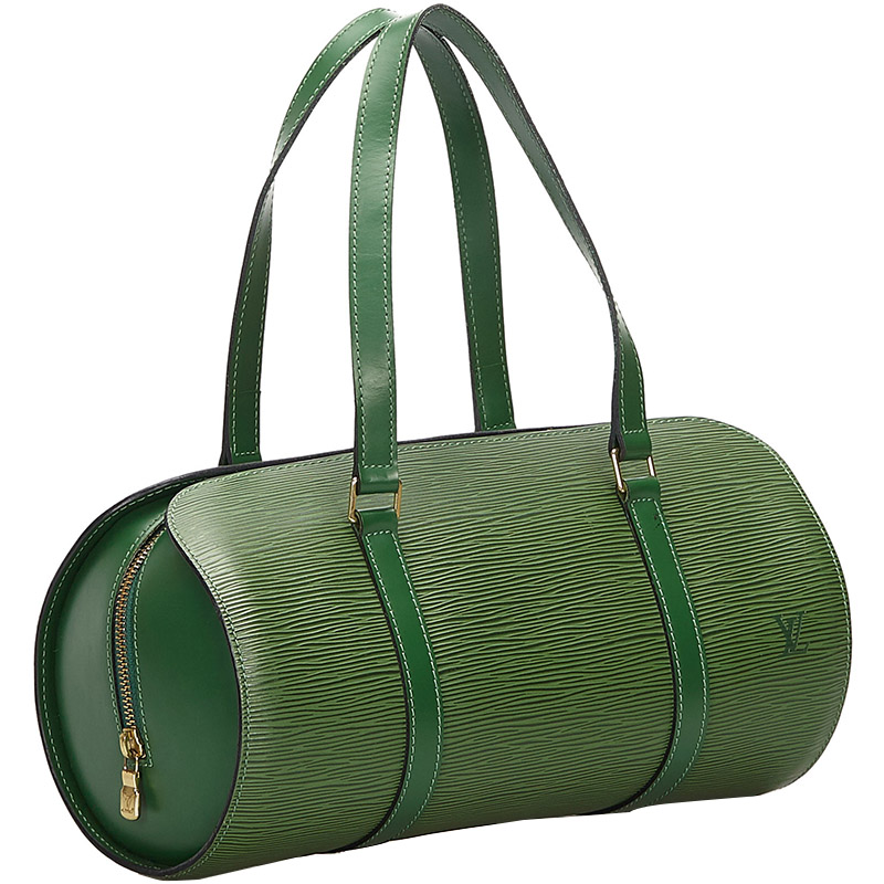 

Louis Vuitton Borneo Green Epi Leather Soufflot Bag