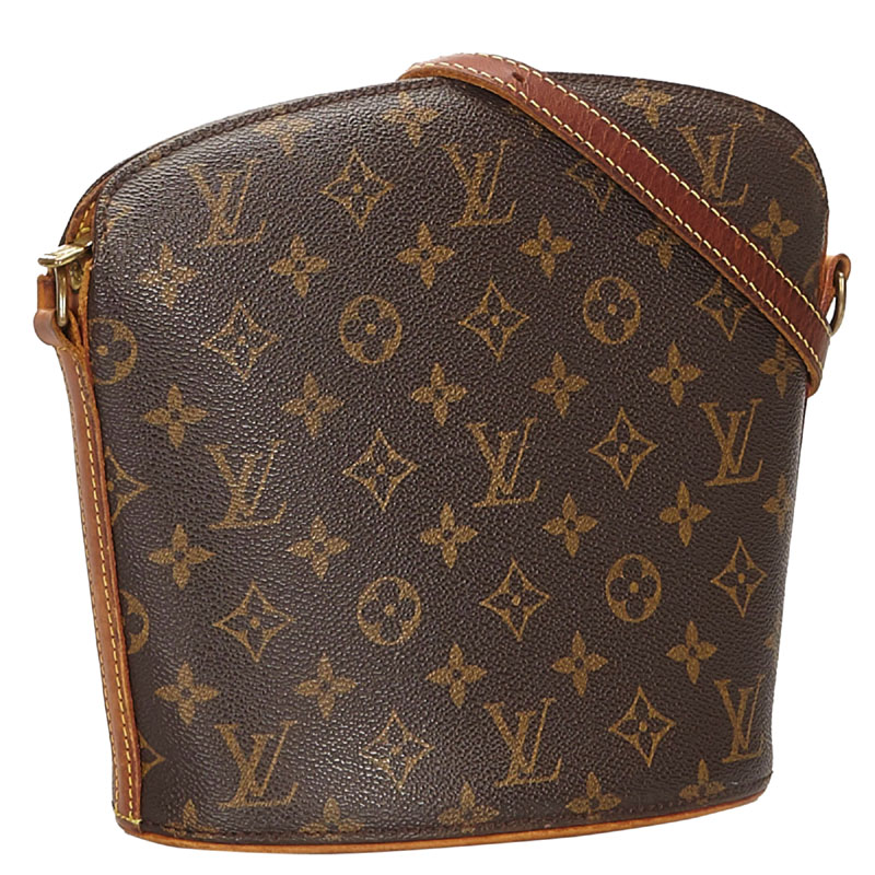 

Louis Vuitton Monogram Canvas Drouot Bag, Brown