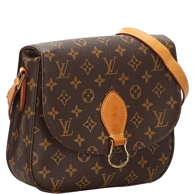 

Louis Vuitton Monogram Canvas Saint Cloud MM Bag, Brown