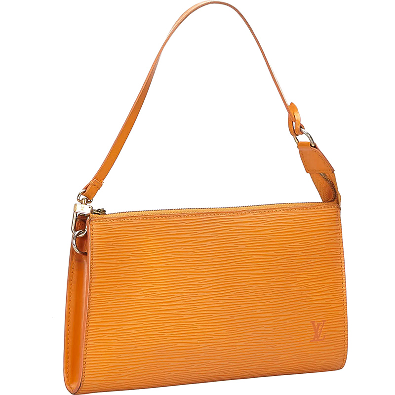 Louis Vuitton Louis Vuitton Pochette Accessoires Piment Orange Epi