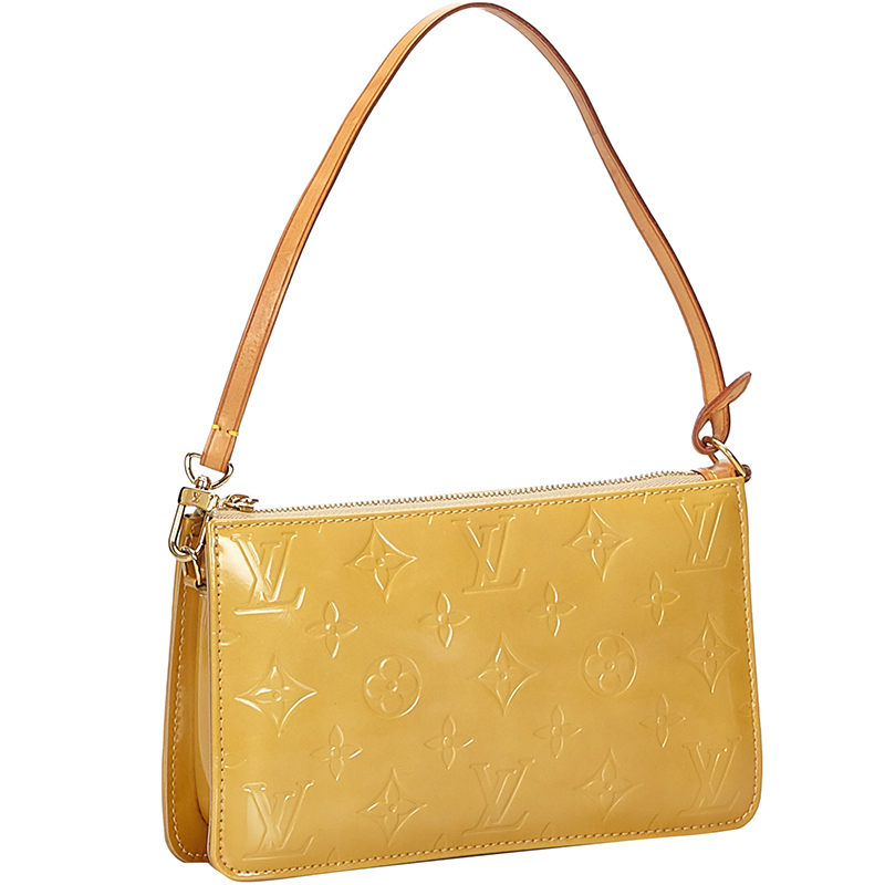 

Louis Vuitton Beige Monogram Vernis Lexington Pochette Bag