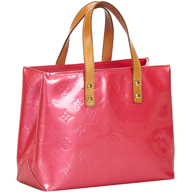 

Louis Vuitton Pink Vernis Leather Reade PM Bag