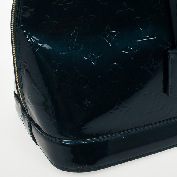 Louis Vuitton Blue Nuit Monogram Vernis Alma GM, Luxury, Bags & Wallets on  Carousell