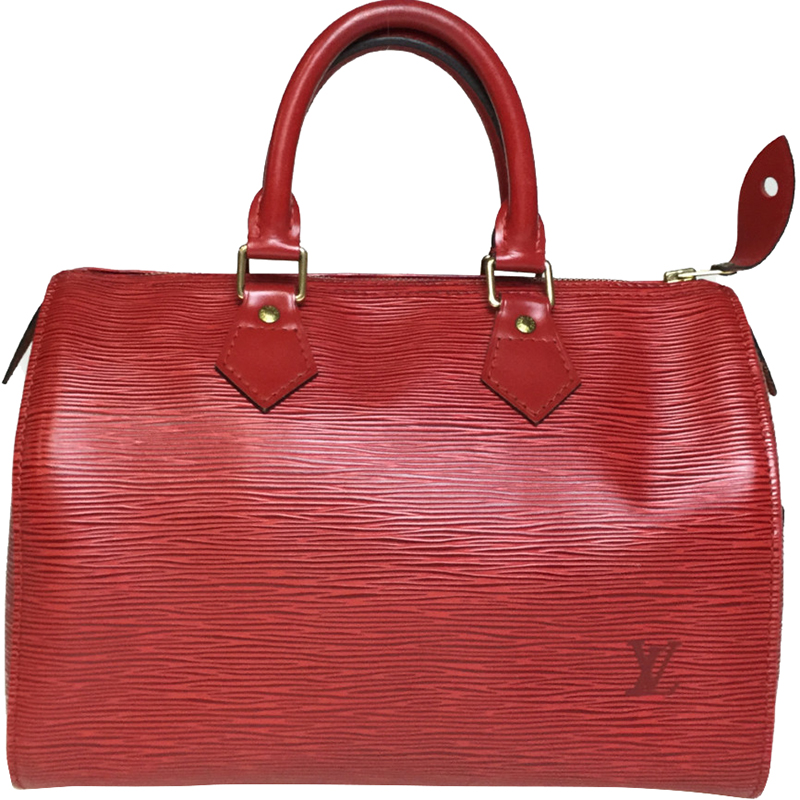 

Louis Vuitton Castilian Red Epi Leather Speedy 25