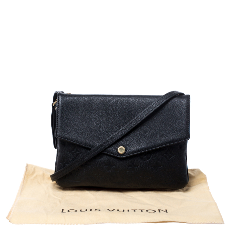 Louis Vuitton Black Monogram Empreinte Leather Twice Crossbody Bag ○  Labellov ○ Buy and Sell Authentic Luxury