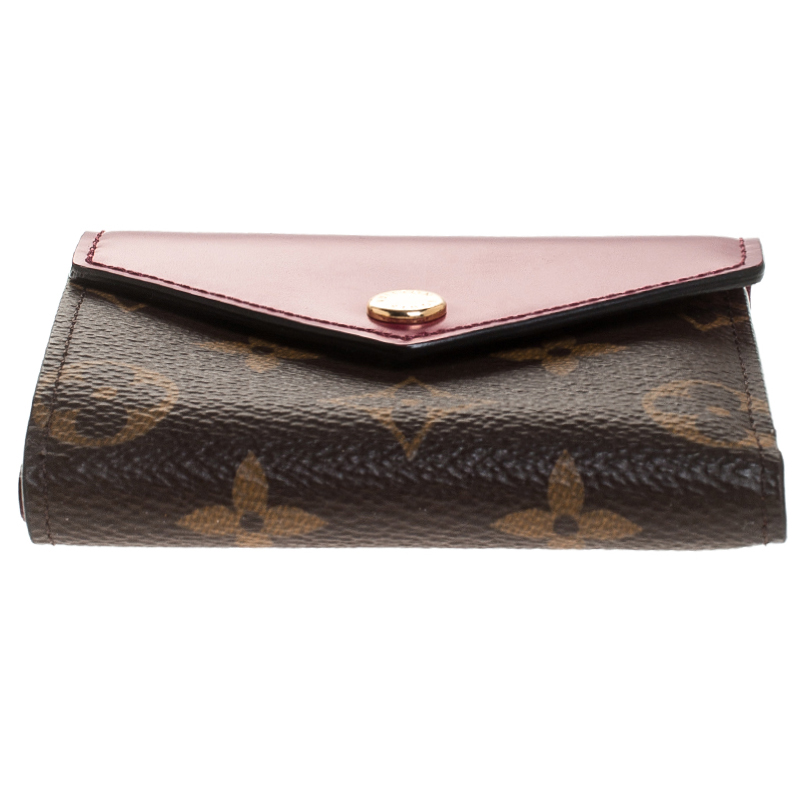 Louis Vuitton Zoe Wallet Monogram Canvas and Leather Brown 189914145