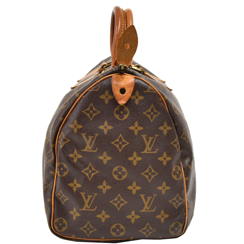 

Louis Vuitton Monogram Canvas Speedy 35 Bag, Brown