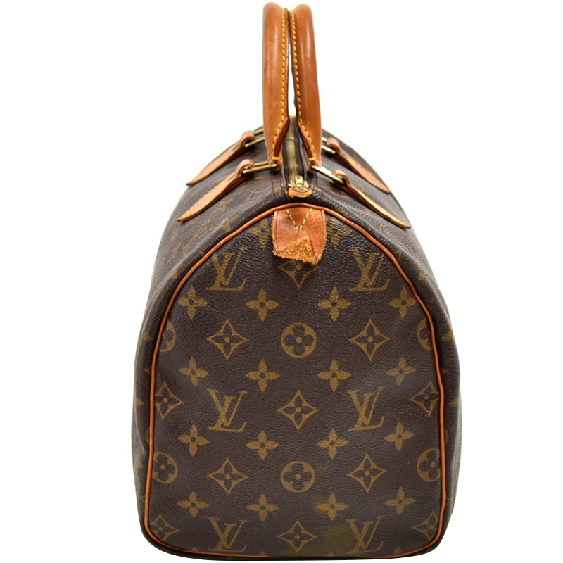 

Louis Vuitton Monogram Canvas Speedy 30 Bag, Brown
