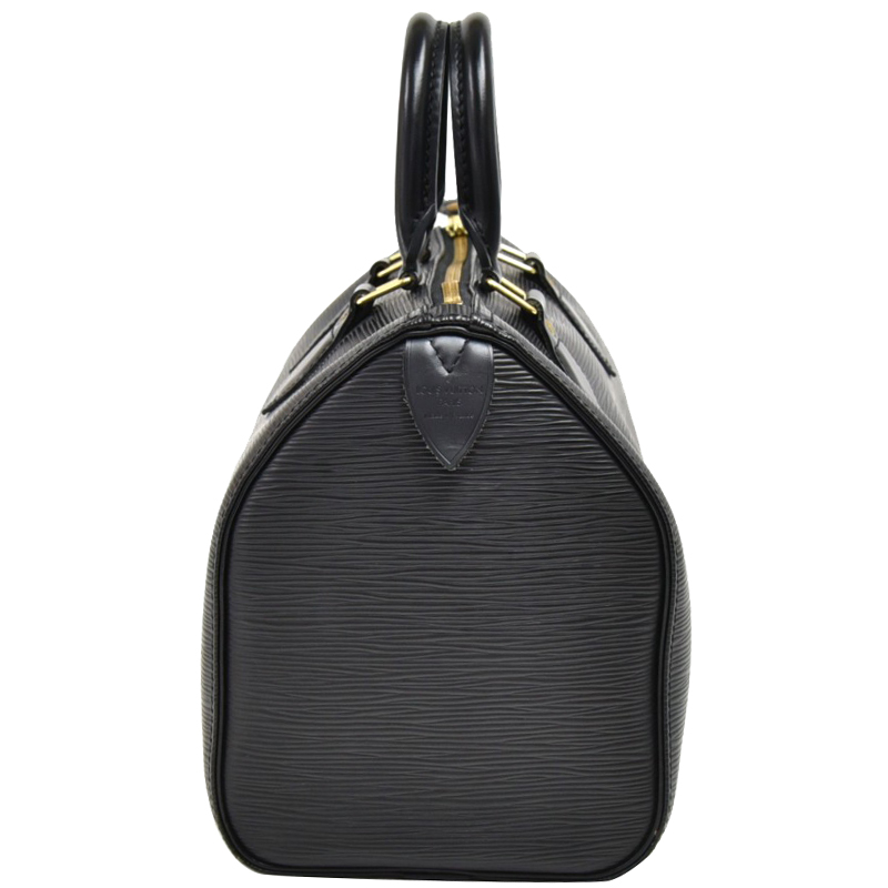 

Louis Vuitton Black Epi Leather Speedy 25 Bag