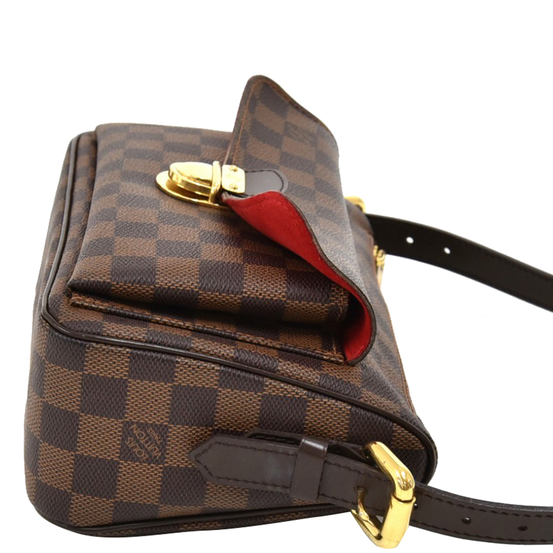 

Louis Vuitton Damier Ebene Canvas Ravello GM Bag, Brown