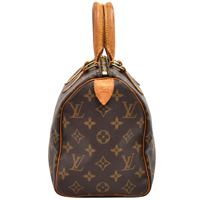 

Louis Vuitton Monogram Canvas Speedy 25 Bag, Brown
