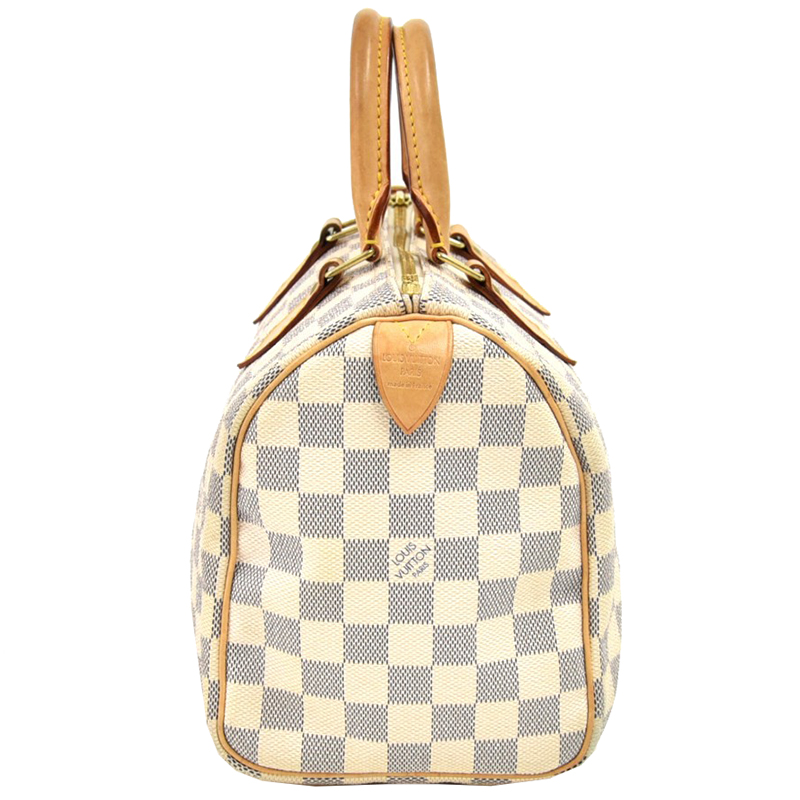 

Louis Vuitton Damier Azur Canvas Speedy 25 Bag, Blue