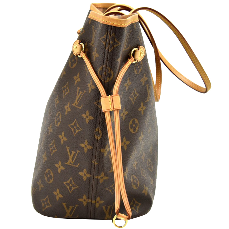 

Louis Vuitton Monogram Canvas Neverfull MM Bag, Brown