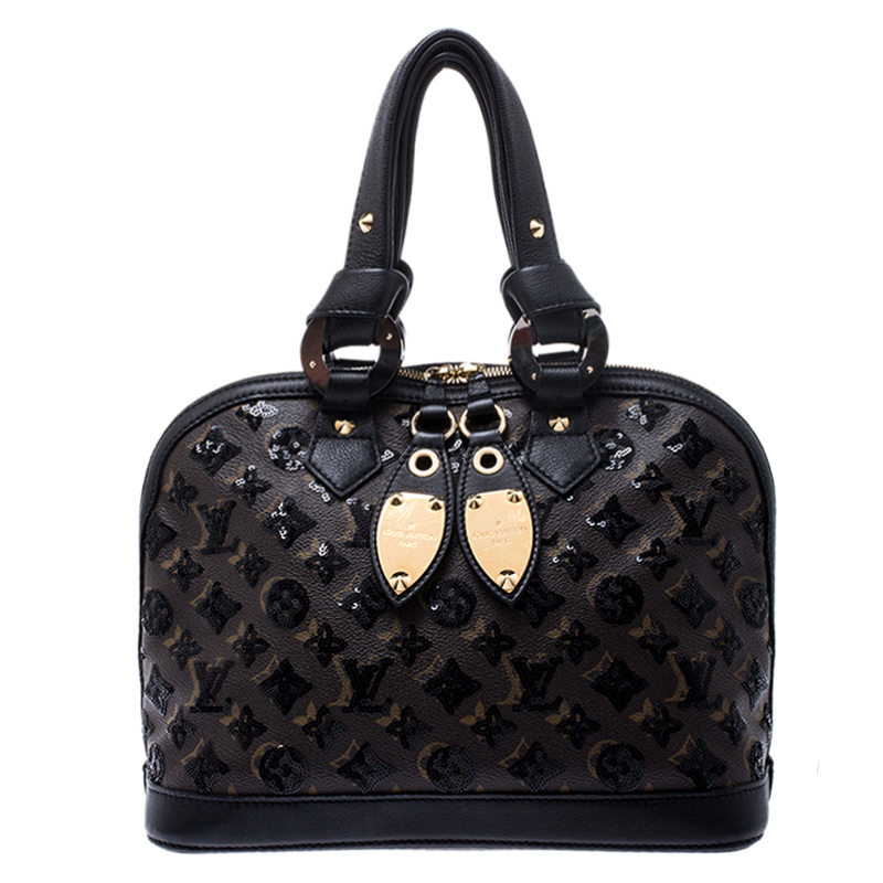 Pre Owned حقيبة لوي فيتون ألما اكليبس إصدار محدود كانفاس مونوغرامي سوداء