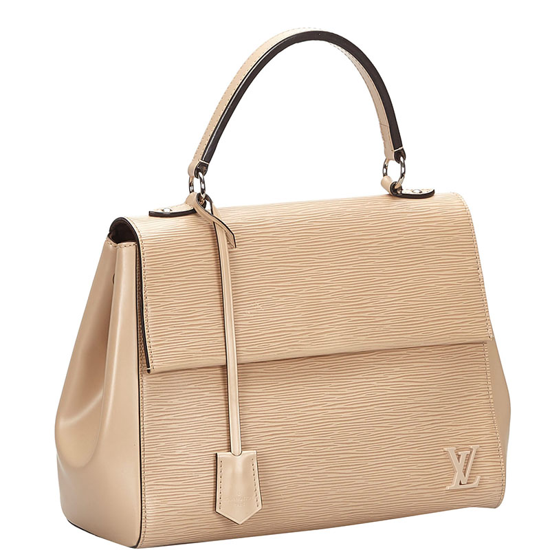 

Louis Vuitton Beige Epi Leather Ballerine Cluny MM Bag