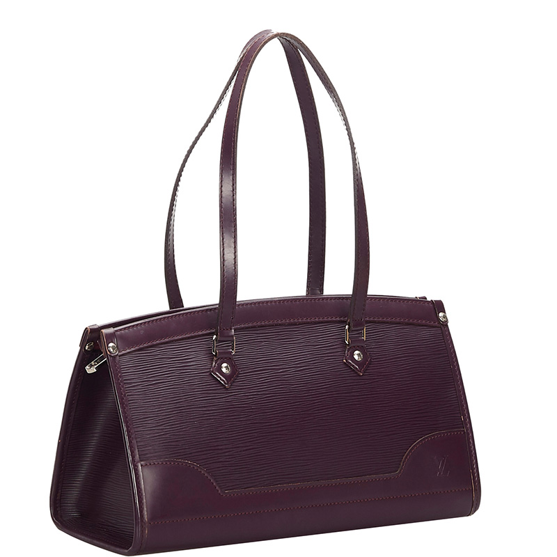 

Louis Vuitton Purple Epi Leather Madeleine PM Bag