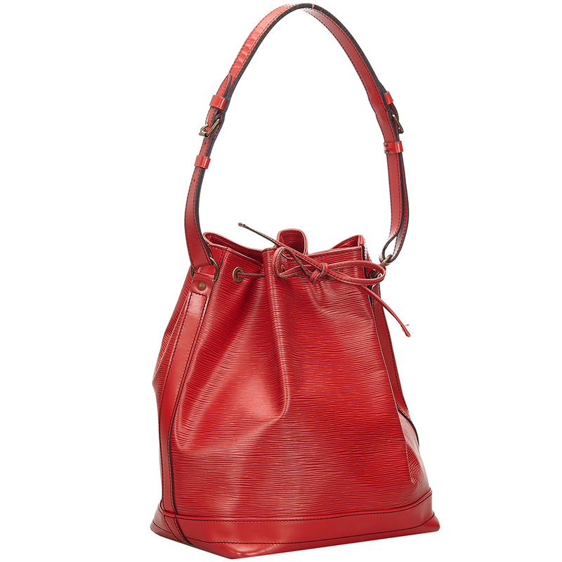 

Louis Vuitton Red Epi Leather Petit Noe Bag