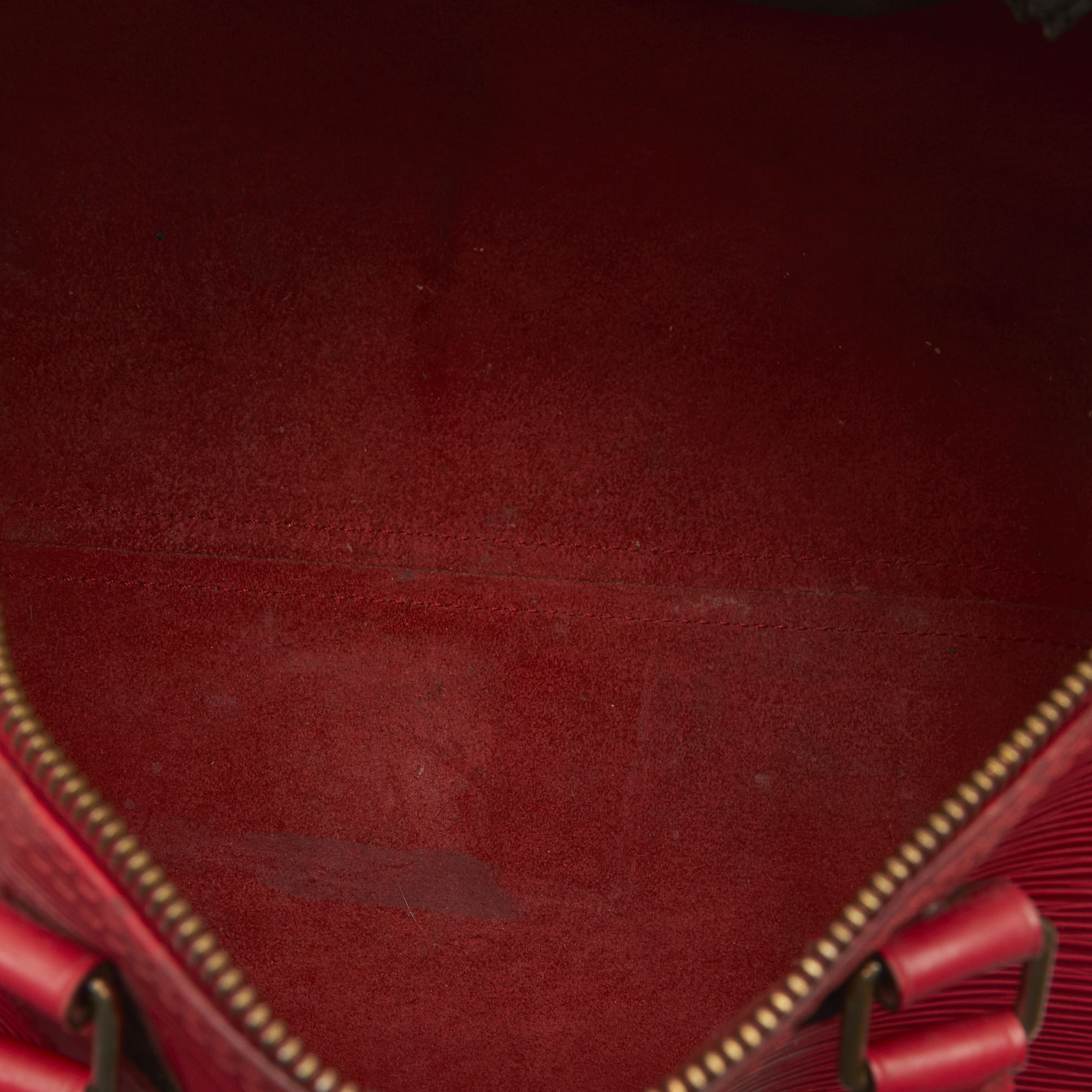 Louis Vuitton Red Epi Leather Speedy 30 Bag