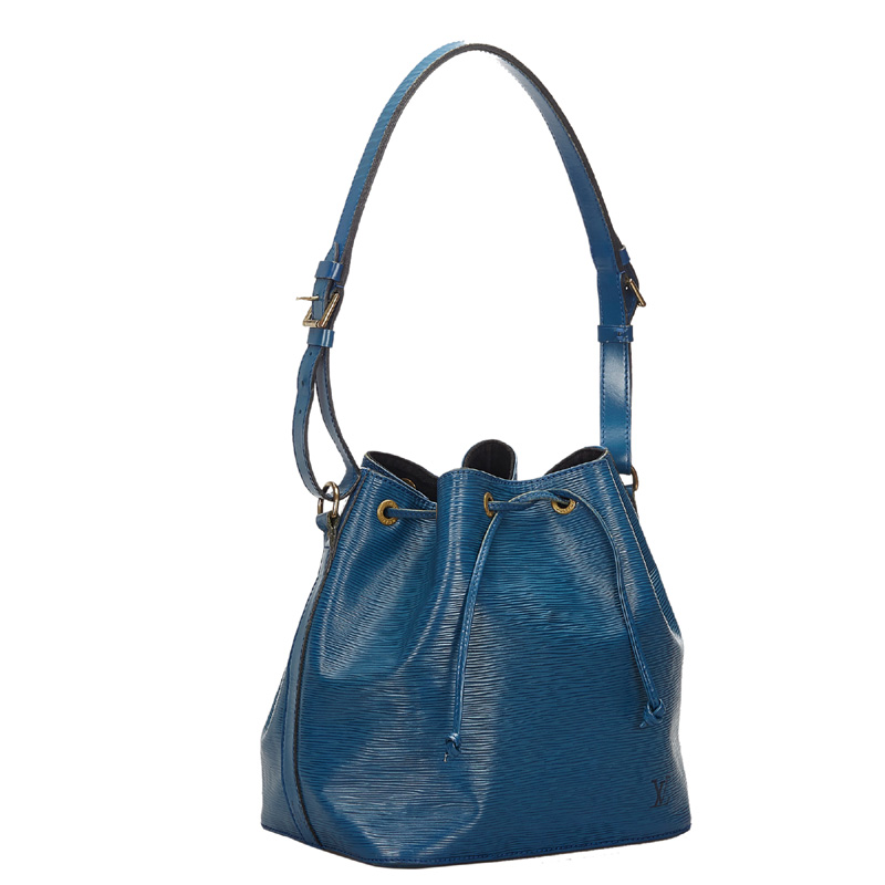 

Louis Vuitton Toledo Blue Epi Leather Petit Noe Bag