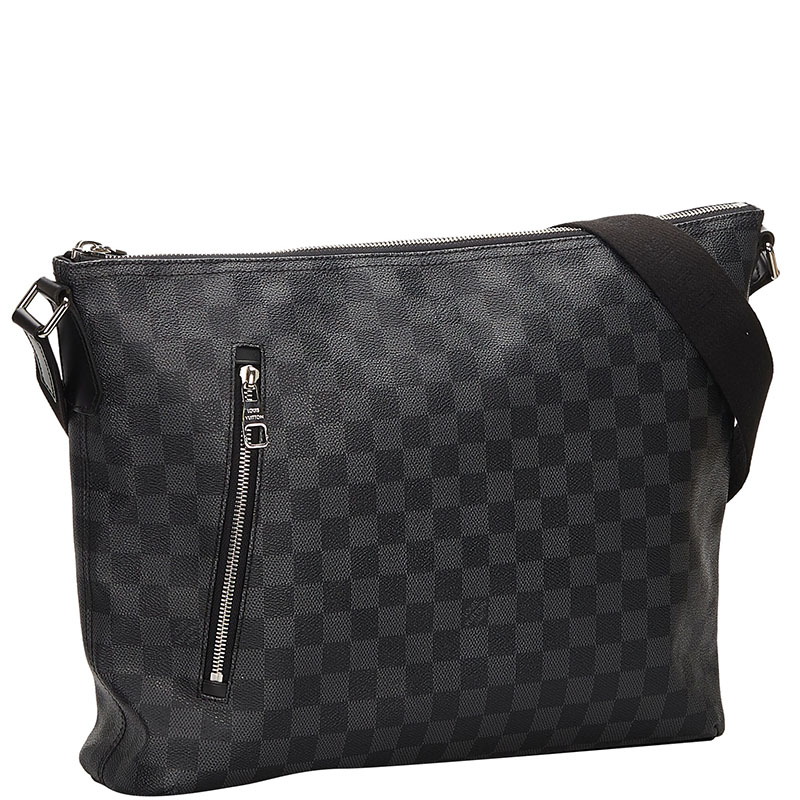 

Louis Vuitton Damier Graphite Canvas Mick MM Bag, Black