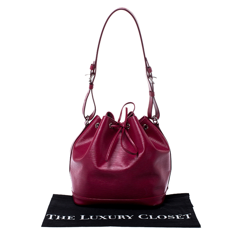 Louis Vuitton Fuchsia Epi Leather Petit Noe Bag Louis Vuitton