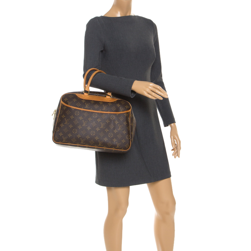 

Louis Vuitton Monogram Canvas Deauville Bag, Brown