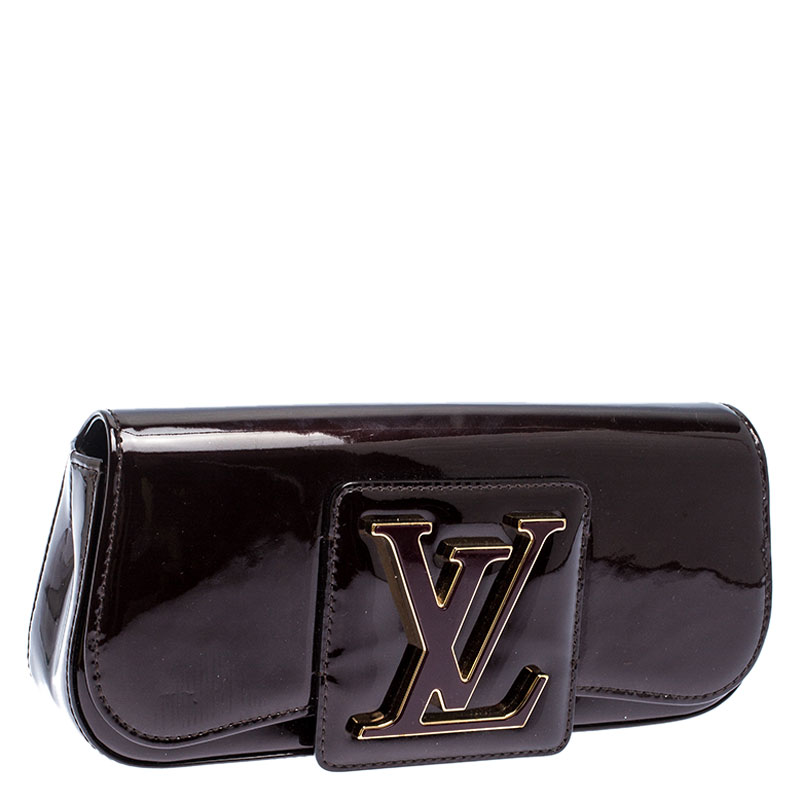 Louis Vuitton Burgundy Amarante Sobe Clutch Dark red Leather ref.1035215 -  Joli Closet