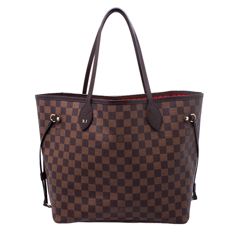 Louis Vuitton Damier Ebene Canvas Neverfull MM Bag