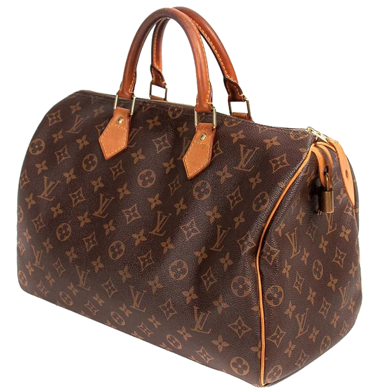 

Louis Vuitton Monogram Canvas Speedy 35, Brown