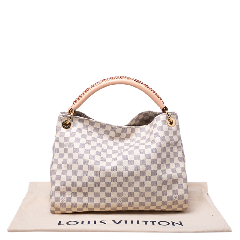 Louis Vuitton Artsy Handbag Damier MM White 23412046