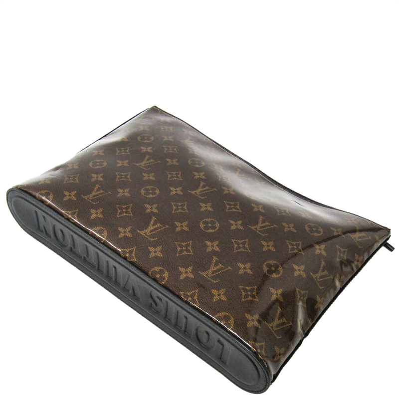 

Louis Vuitton Monogram Glaze Pochette Cosmos Bag, Brown