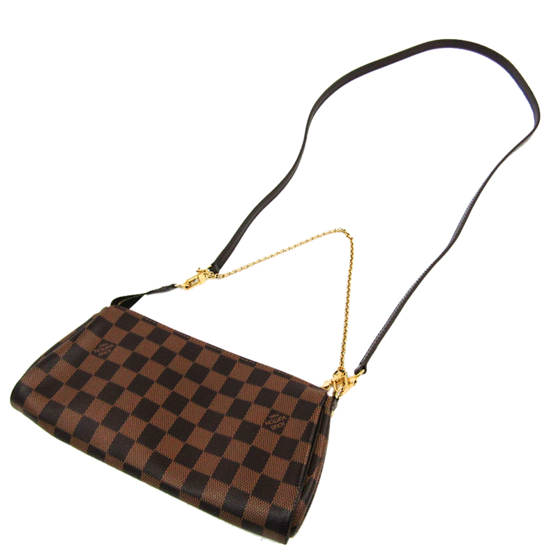 

Louis Vuitton Damier Ebene Canvas Eva Shoulder Bag, Brown