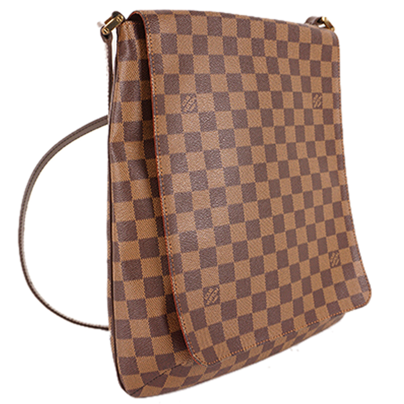 

Louis Vuitton Damier Ebene Canvas Musette Messenger Bag, Brown