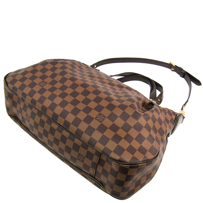 

Louis Vuitton Damier Ebene Canvas Evora MM Bag, Brown