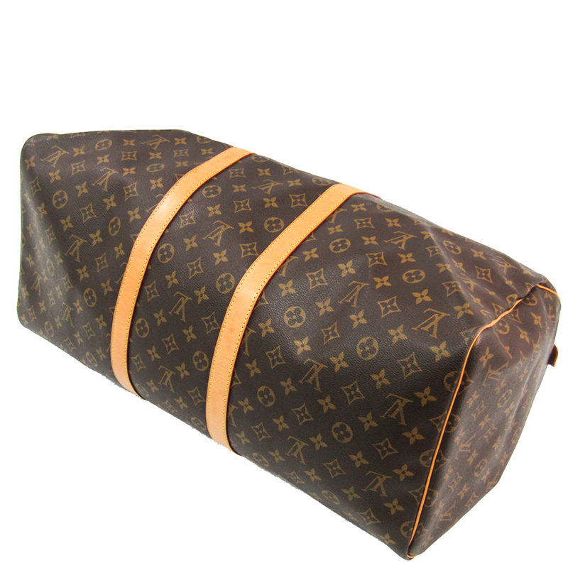 

Louis Vuitton Monogram Canvas Keepall 55 Bag, Brown