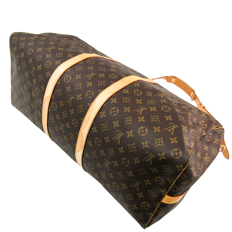 

Louis Vuitton Monogram Canvas Keepall Bandouliere 60, Brown