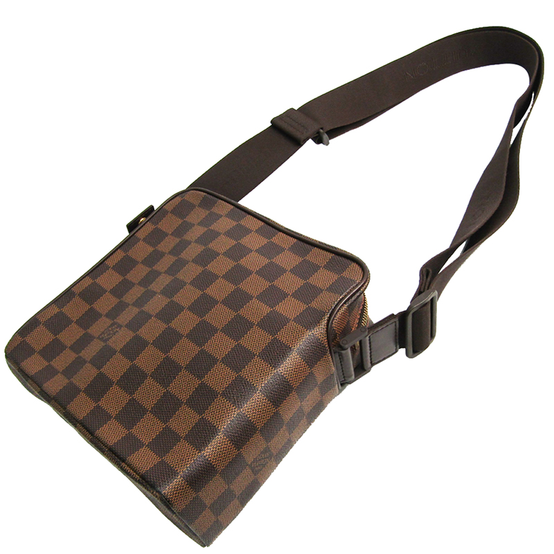 

Louis Vuitton Damier Ebene Canvas Olav PM Messenger Bag, Brown