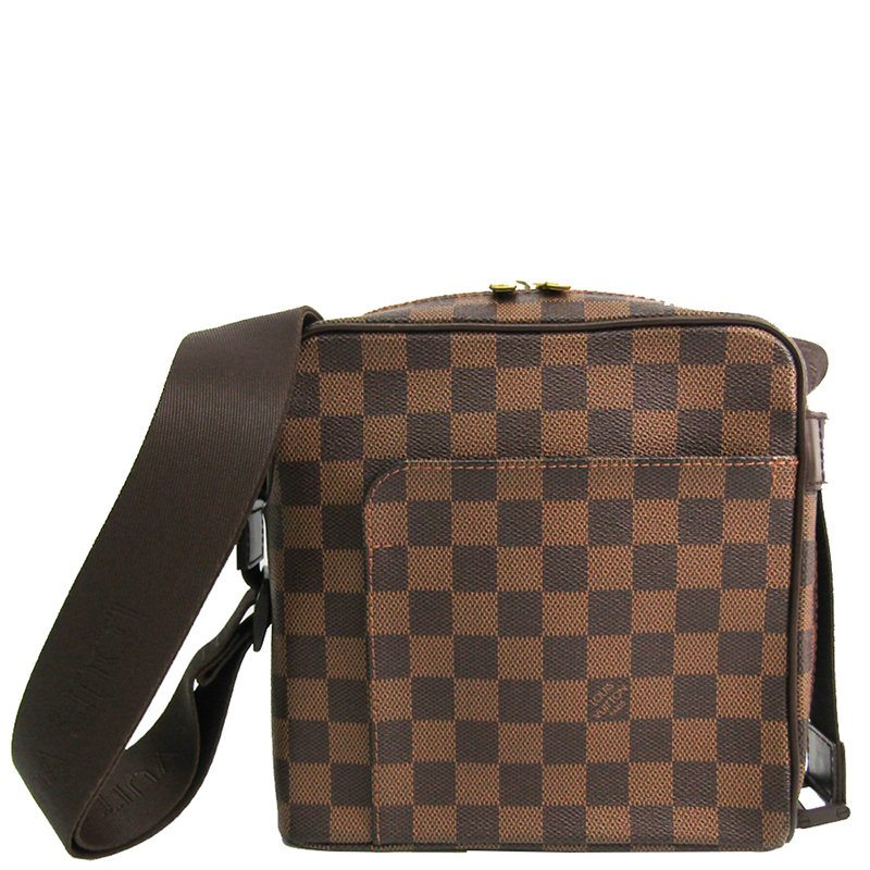 Louis Vuitton Olav MM Damier Ebene Hobo Bag For Sale at 1stDibs