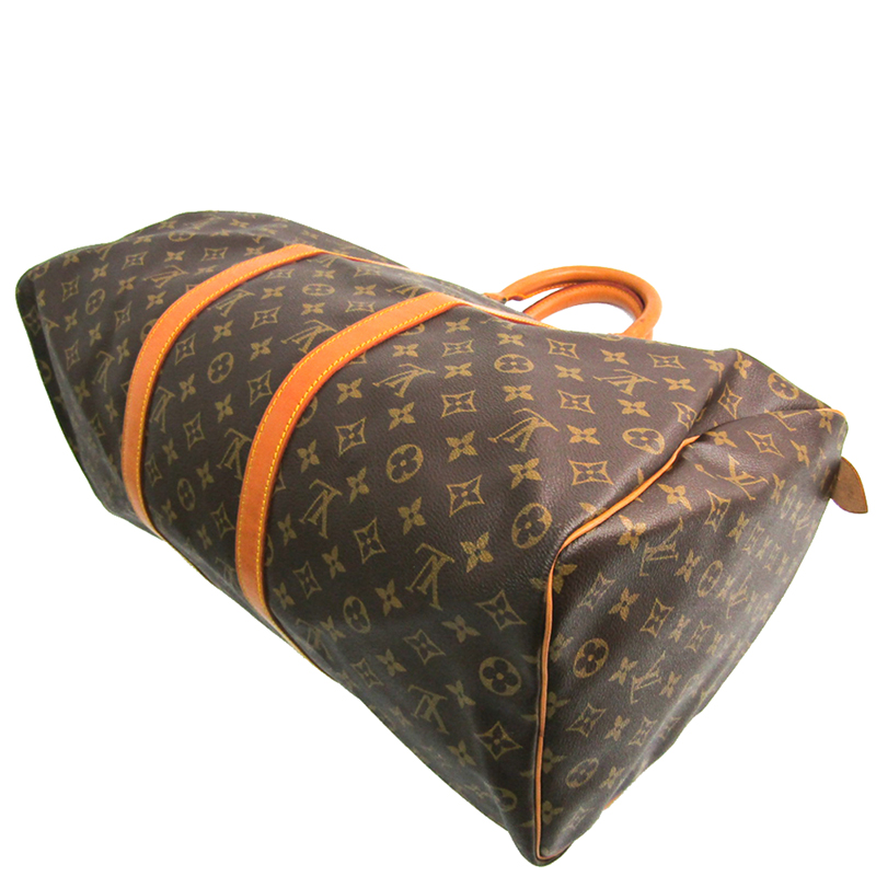 

Louis Vuitton Monogram Canvas Keepall Bandouliere 50 Bag, Brown