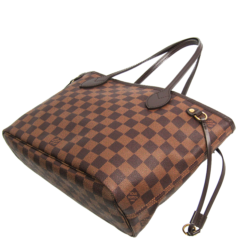 

Louis Vuitton Damier Ebene Canvas Neverfull PM Bag, Brown