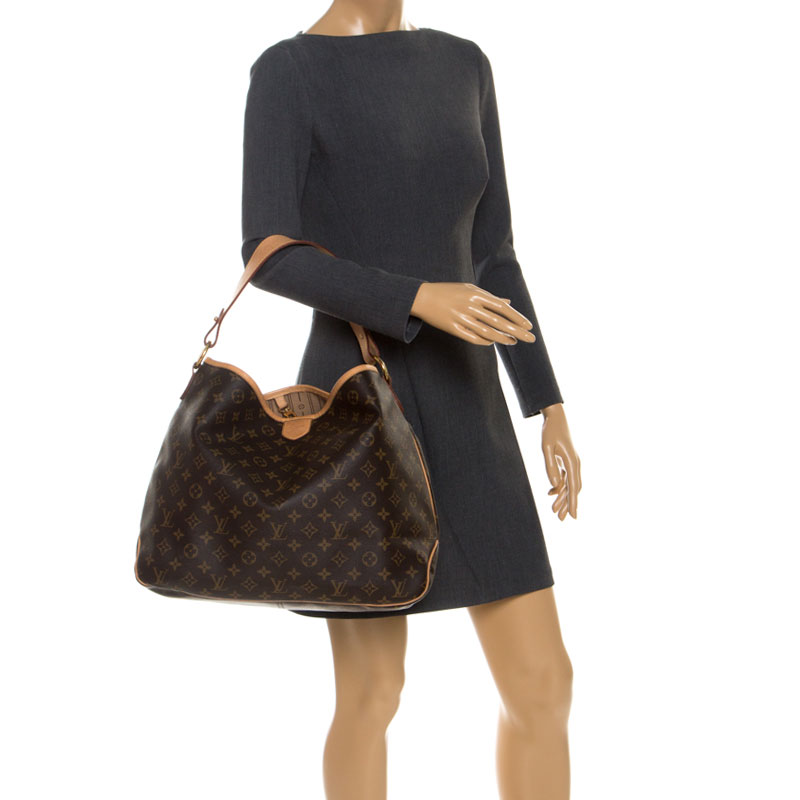 

Louis Vuitton Monogram Canvas Delightful MM Bag, Brown