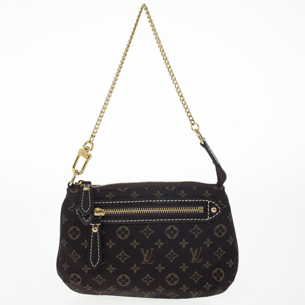 مملوكة مسبقًا Louis Vuitton Fusain Monogram Idylle Mini Accessories Pochette Bag