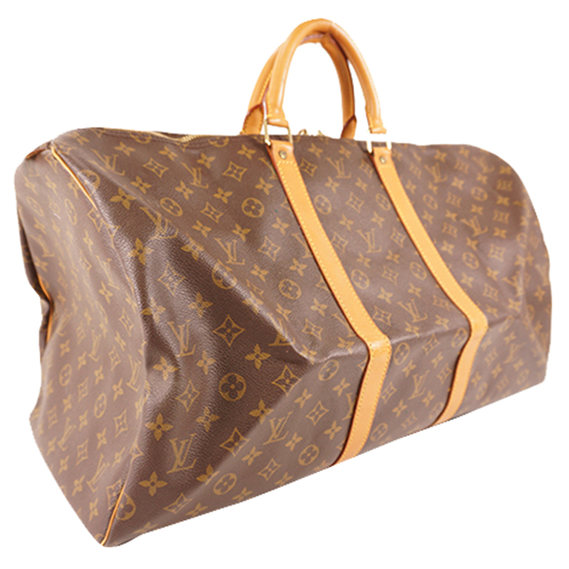 

Louis Vuitton Monogram Canvas Keepall 55 Bag, Brown